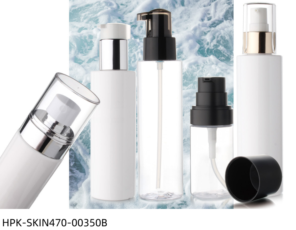 White or Transparent Plastic Lotion Bottle & Spray Bottle